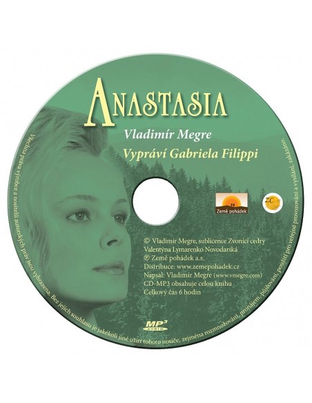 Audio Book - Anastasia (Czech)